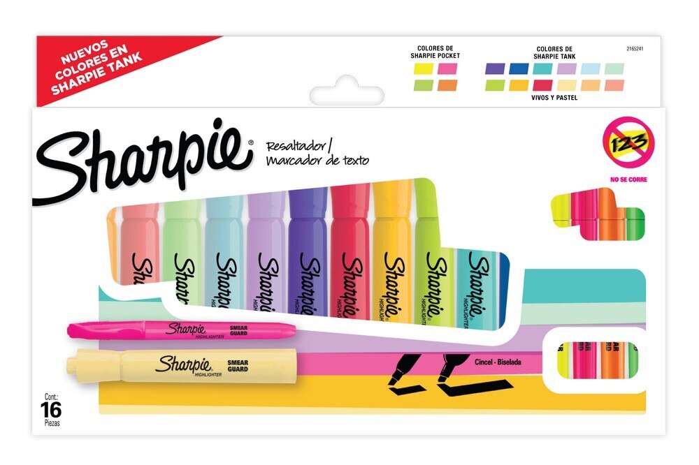 SET SHARPIE TIZA LIQUIDA X 5 COLORES